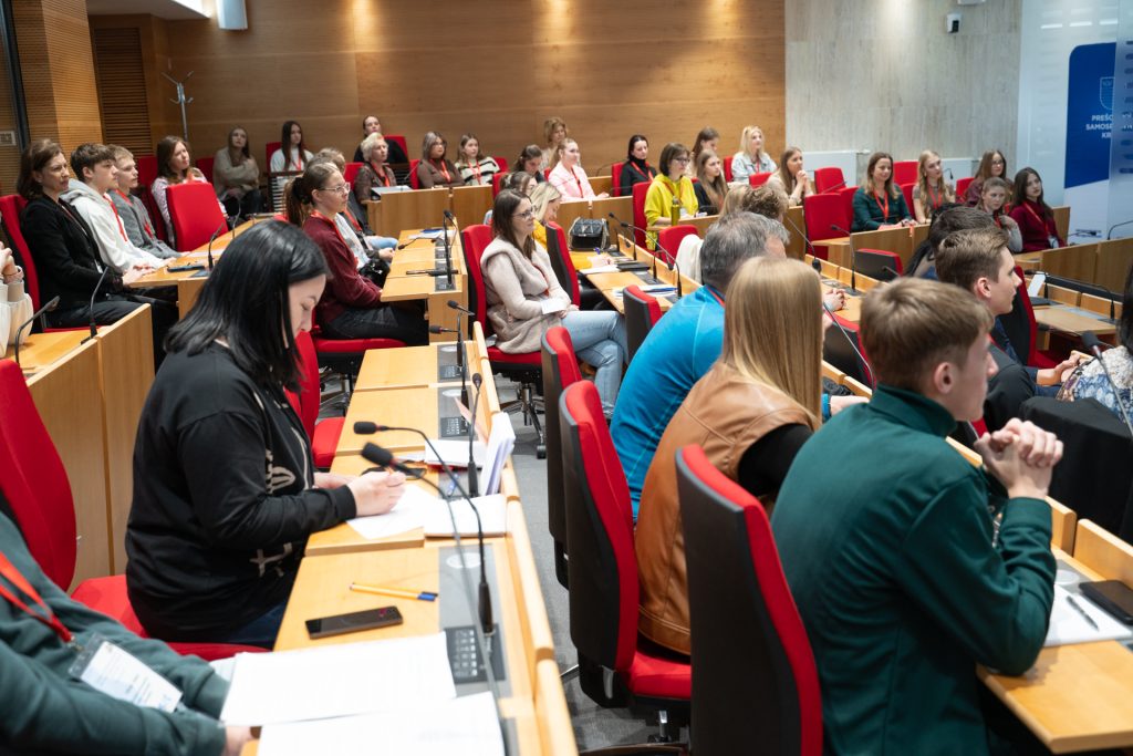 priebeh školenia na Úrade PSK