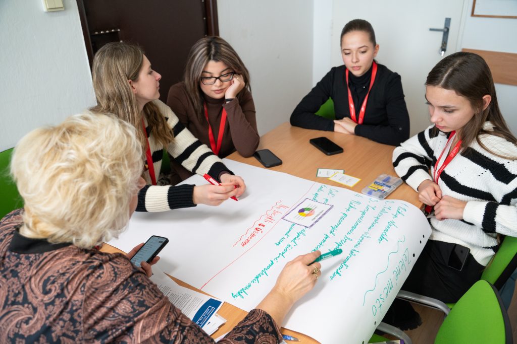 spolupráca mladých na tvorbe projektov