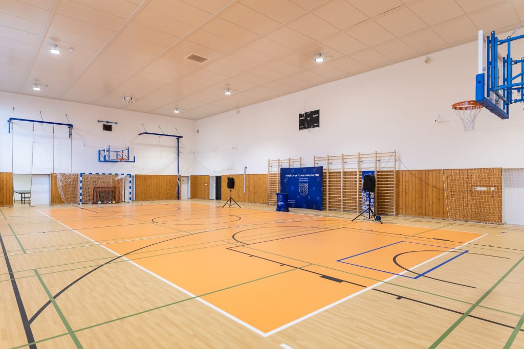 interiér telocvične