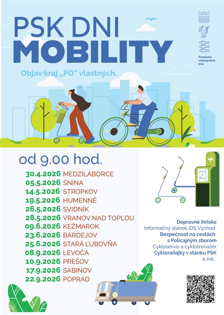 Deň mobility v PSK od 9.00 h bližšie informácie v stránke