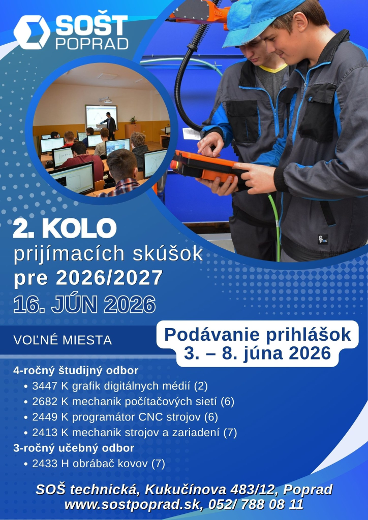 plagát SOŠ