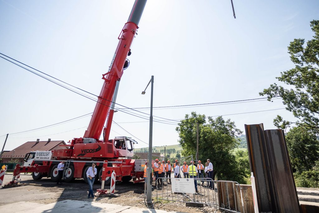 Ťažká technika použitá počasprác