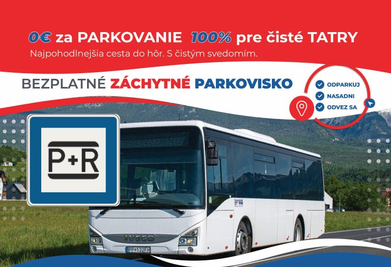 bezplatné parkovanie v Tatranskej Lominci