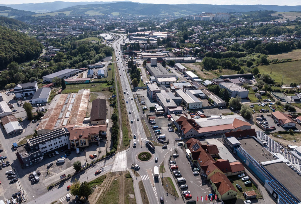 pohľad na priecestie