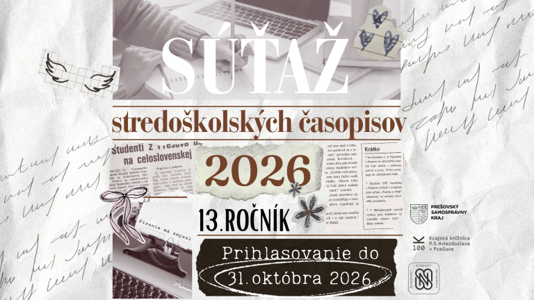 Súťaž stredoškolských časopisov 2026 PSK