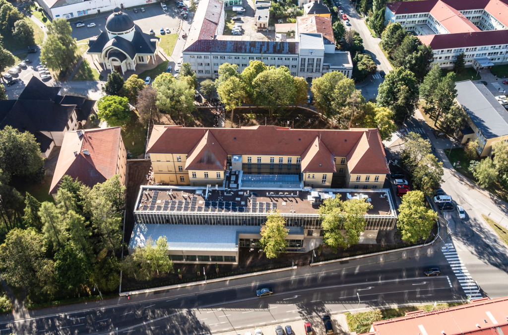 kampus letecký pohľad