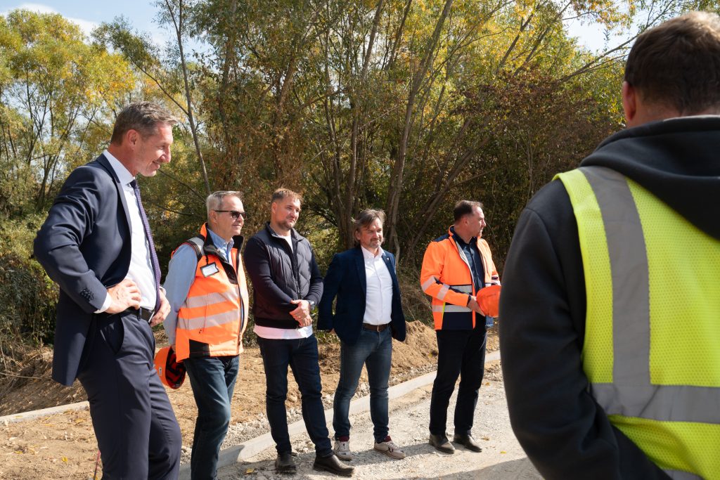 predseda PSK na cyklotrase Rožkovany
