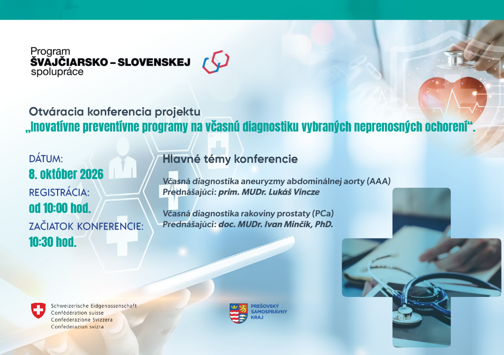 Otváracia konferencia Inovatívne programy na včesnú diagnostiku 